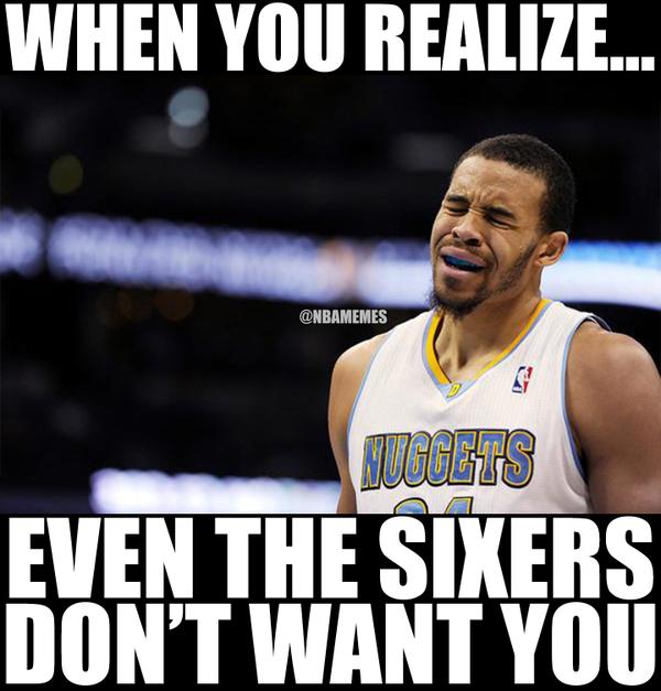 NBA Memes - JaVale McGee sacrifices his face to deflect